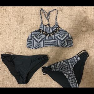Bikini Set with Two Bottoms Size Small